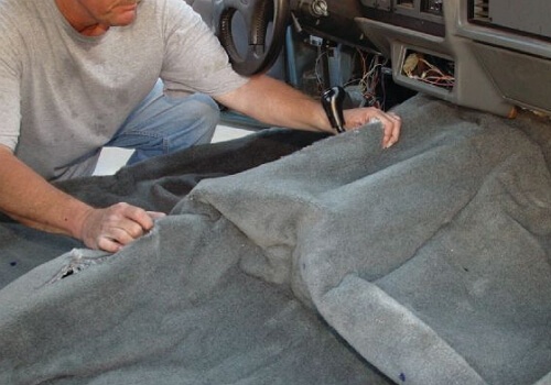 how to repair a car carpet
