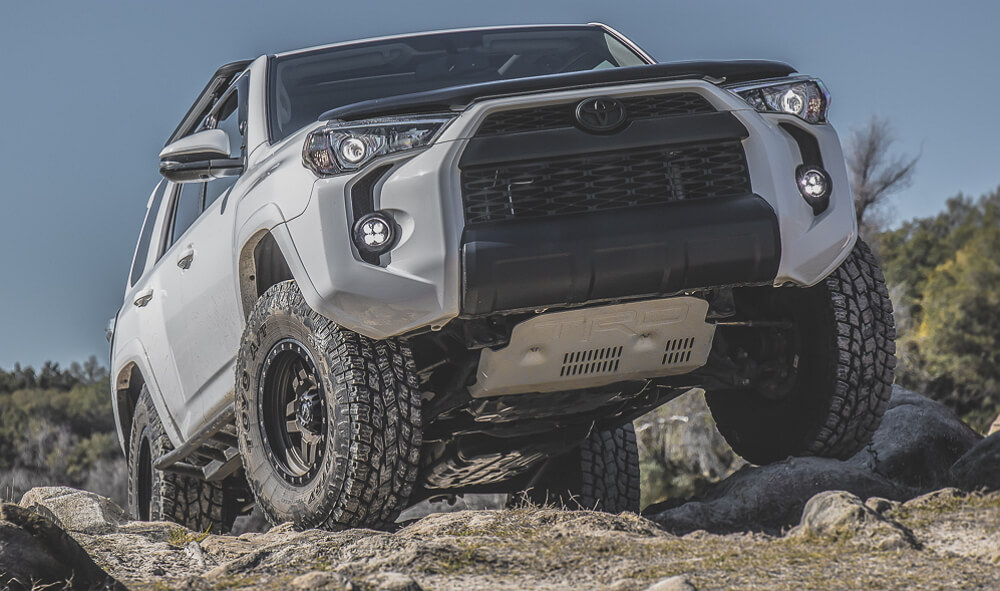 Toyota 4Runner with a skid plate